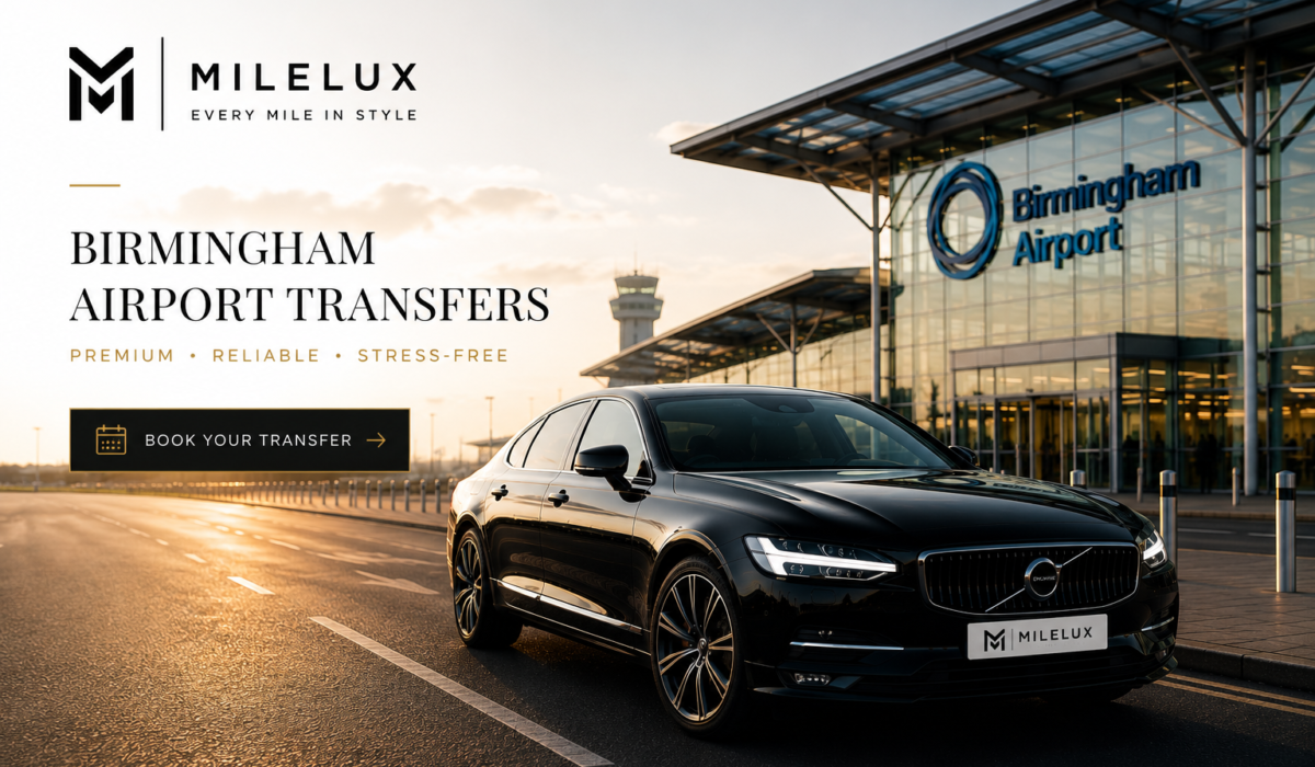 Birmingham Airport Transfers with MileLux